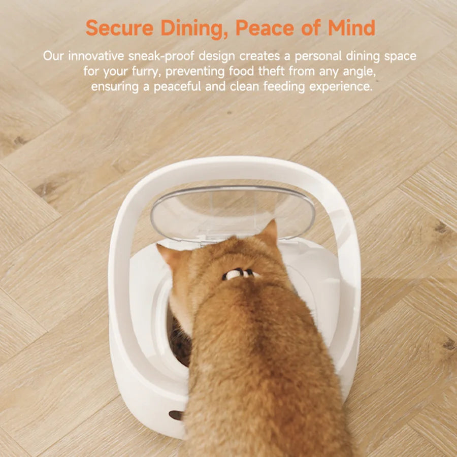Petoneer NutriCare Smart Pet Feeder – App-Controlled Automatic Cat & Dog Feeder for Multi-Pet Homes