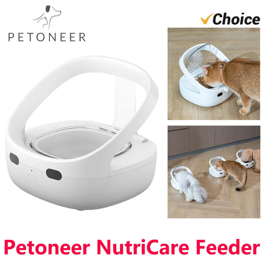 Petoneer NutriCare Smart Pet Feeder – App-Controlled Automatic Cat & Dog Feeder for Multi-Pet Homes