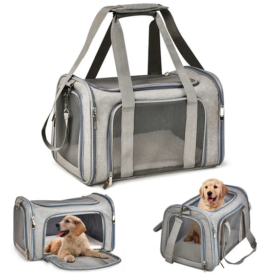 Airline Approved Pet Carrier Backpack – Soft-Sided Travel Bag for Small Dogs & Cats